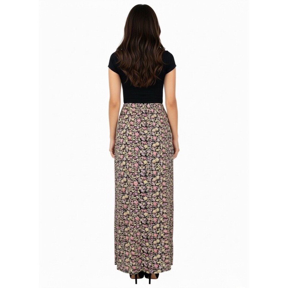 Brandy Melville Floral Double Slit Maxi Skirt | John Galt Boho Cottagecore Fairy - Picture 7 of 16